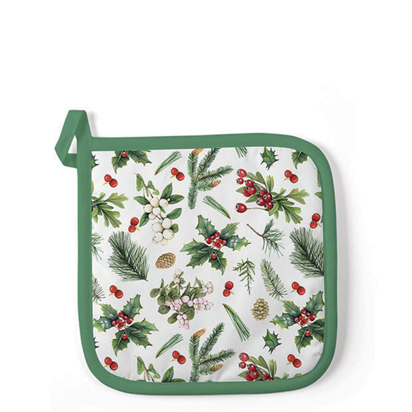 Decoración mesa navideña serie Winter Greenery