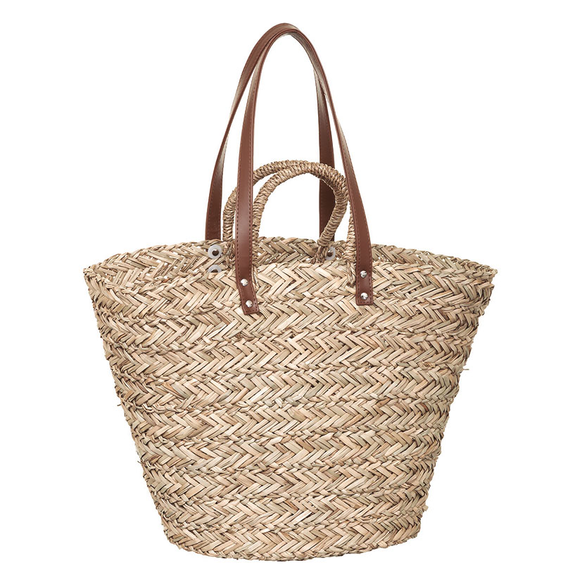 Cesta mimbre para compra