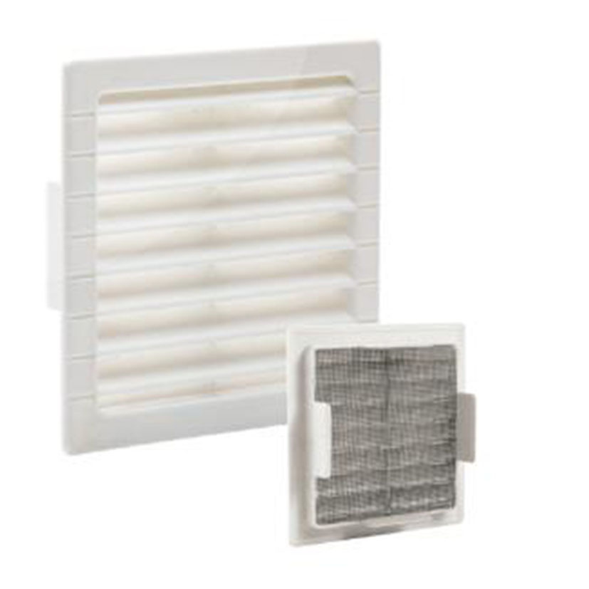 Rejilla ventilación ABS FEPRE encastrar con mosquitera