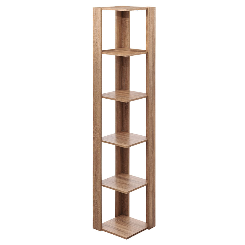 Estantería madera esquinera modelo Novi