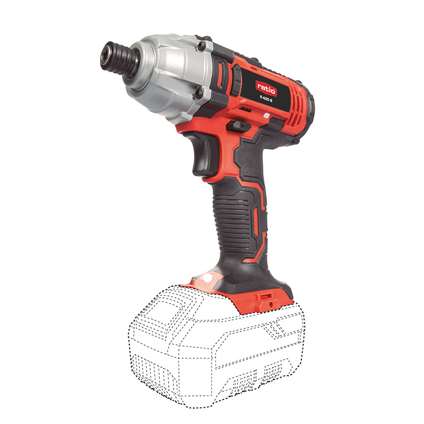 Atornillador impacto batería RATIO ProSeries R-AI20-B