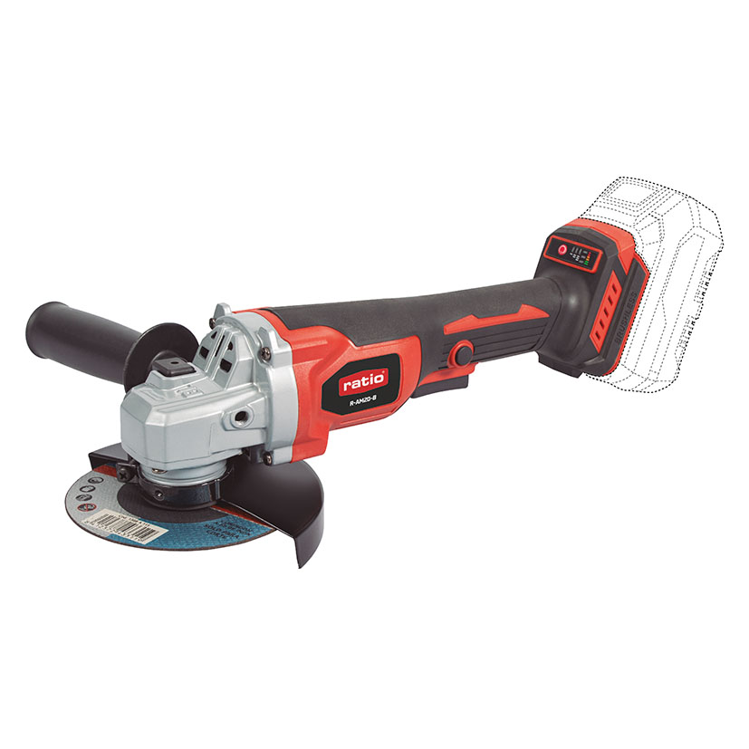 Amoladora batería ø 115 mm RATIO ProSeries R-AM20-B
