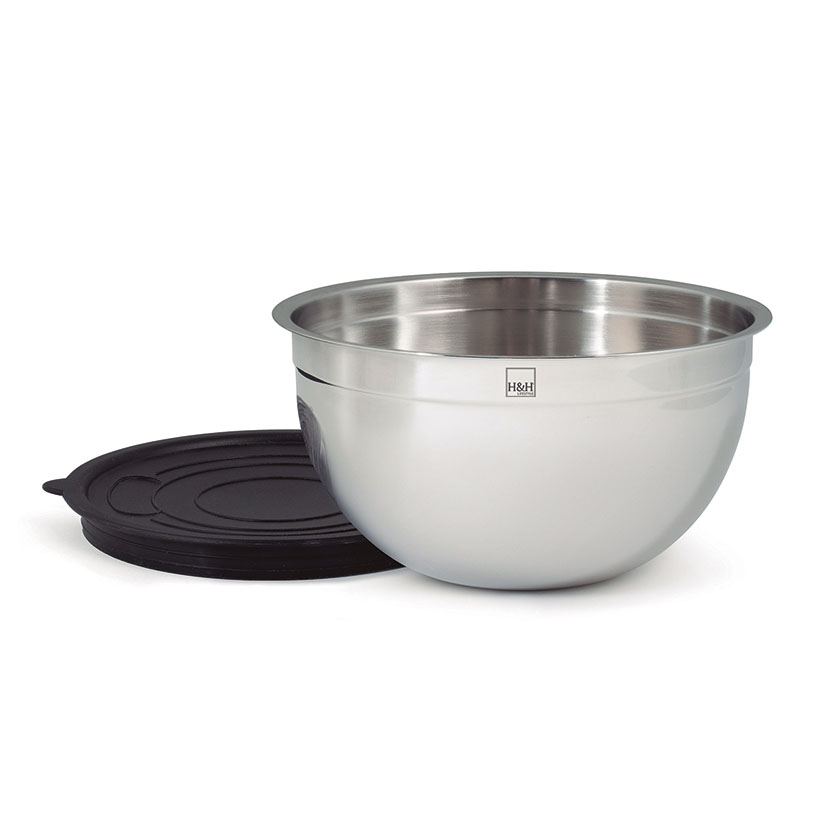 Bol mezclador inox con tapa PENGO H&H