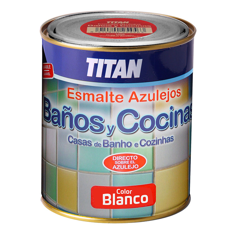 Esmalte azulejos baños y cocinas TITAN