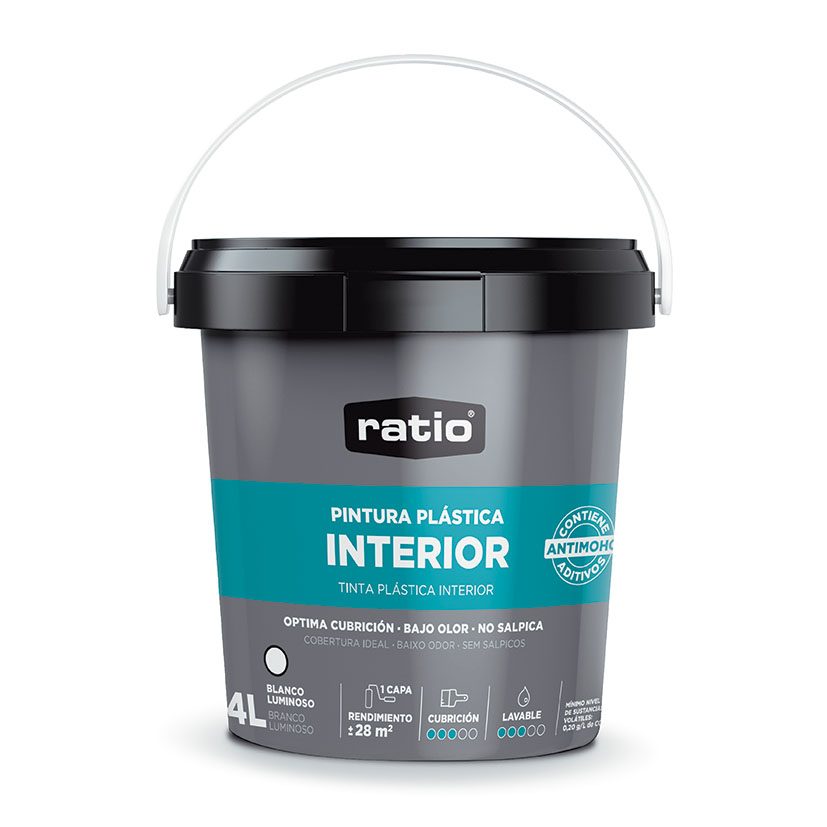 Pintura plástica interior RATIO
