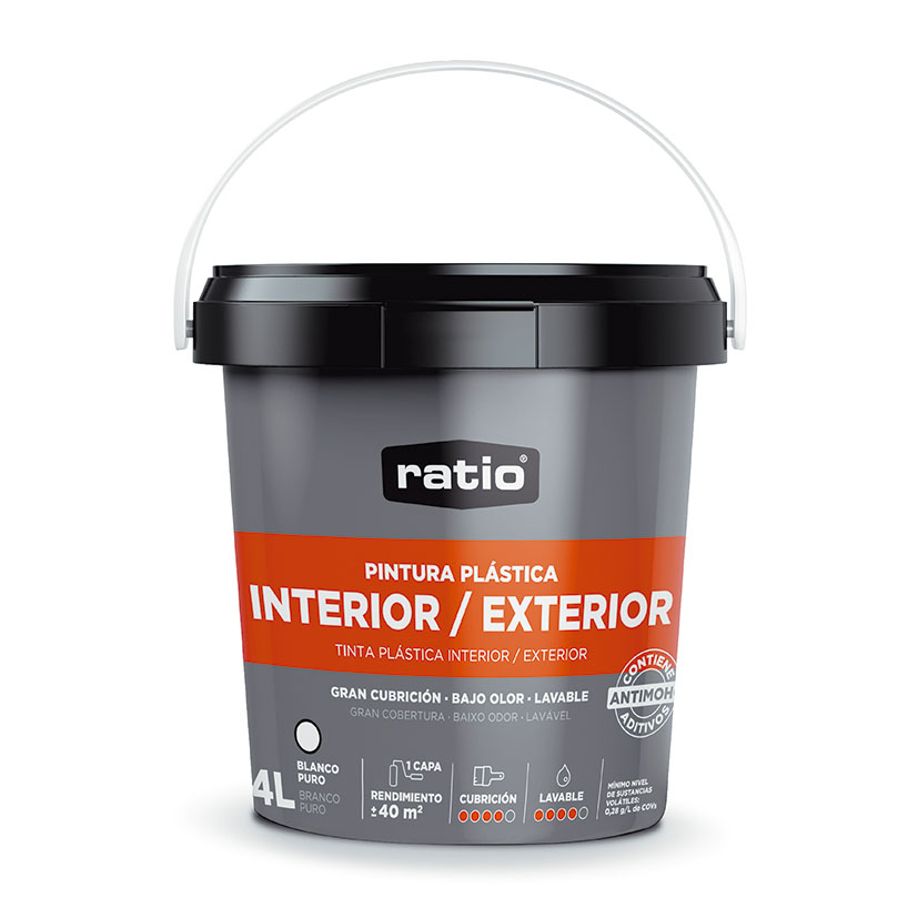 Pintura plástica interior-exterior RATIO