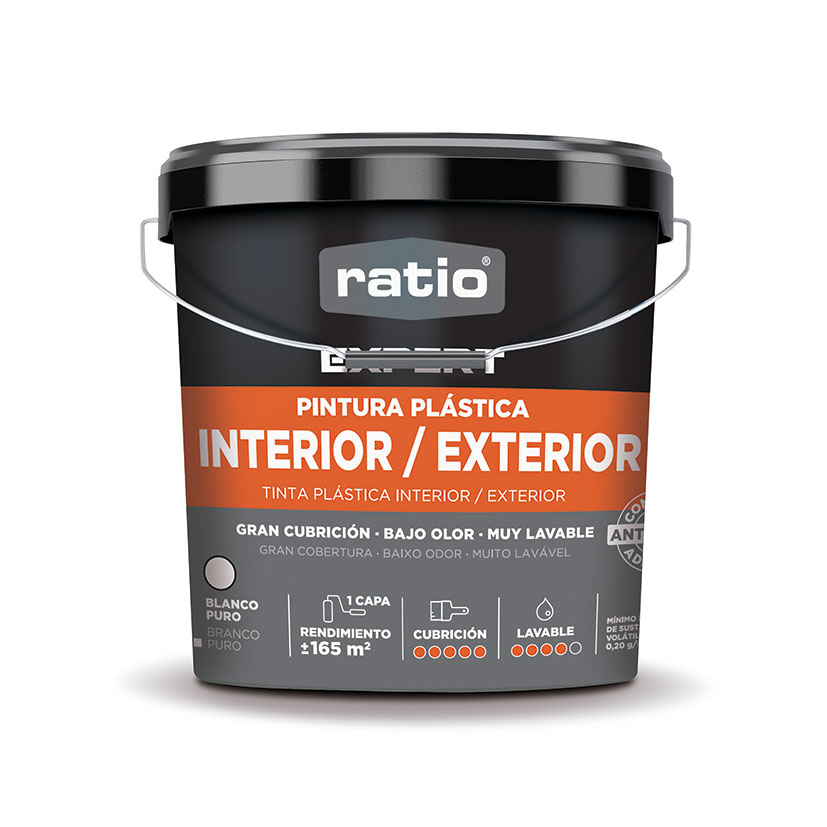 Pintura plástica interior-exterior RATIO Expert
