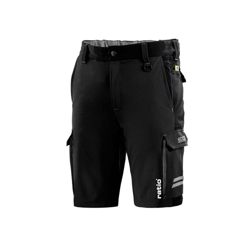 Pantalón bermuda RATIO by Sparco Tech Negro