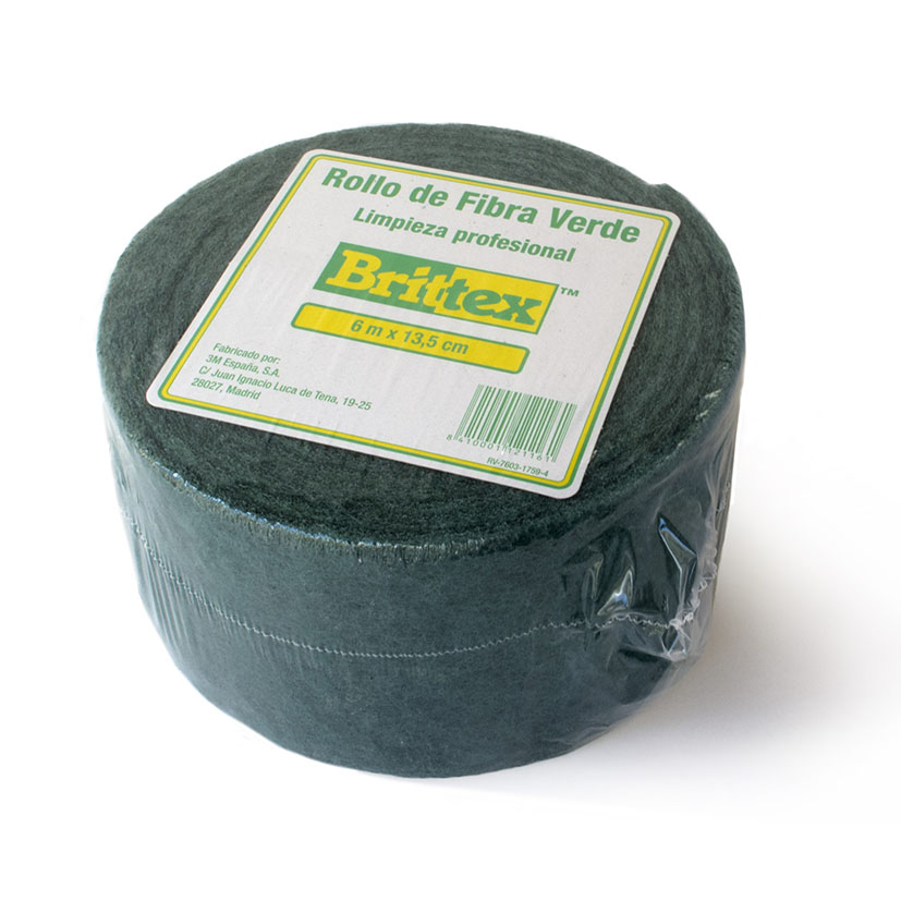 Abrasivo fibra verde en rollo BRITTEX
