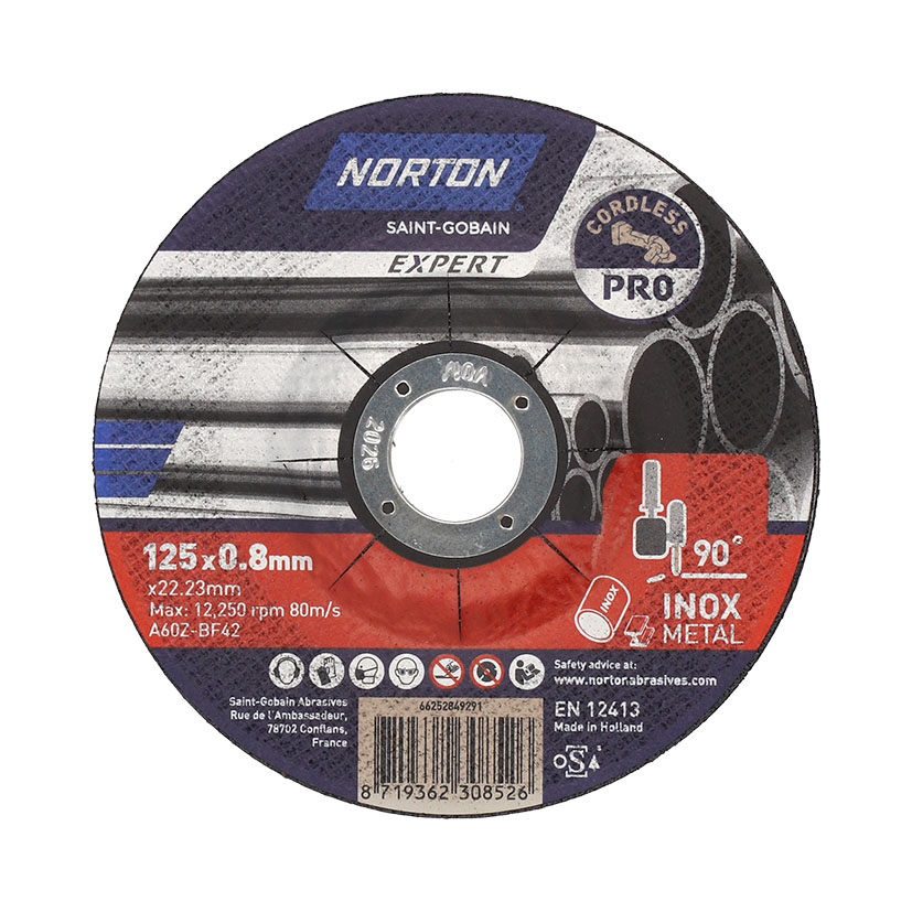 Disco corte inox/metal NORTON Expert