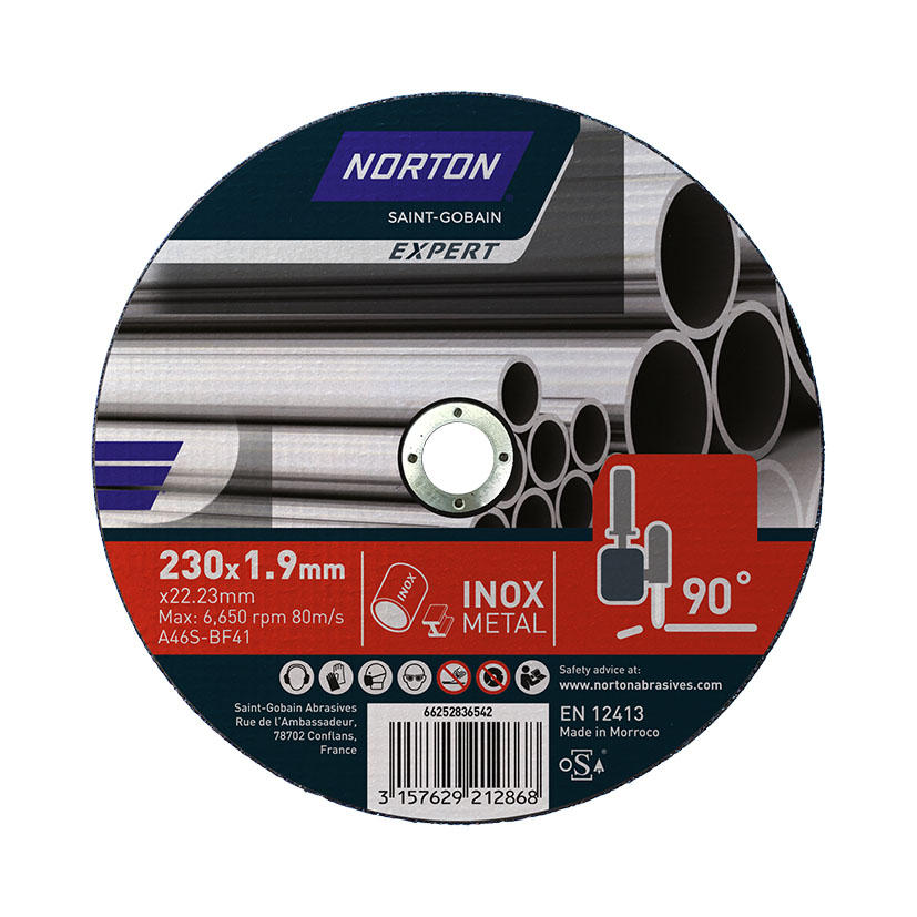 Disco corte inox/metal NORTON Expert