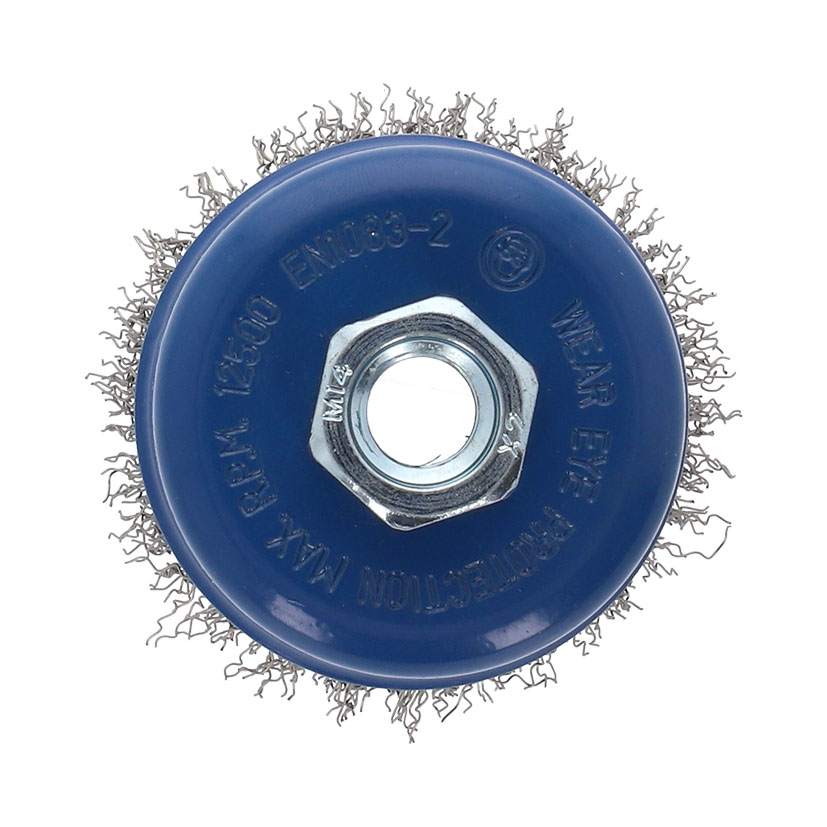 Cepillo taza alambre ondulado NORTON Expert
