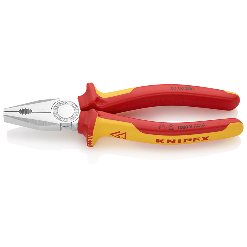 Alicate universal aislado KNIPEX 03 06