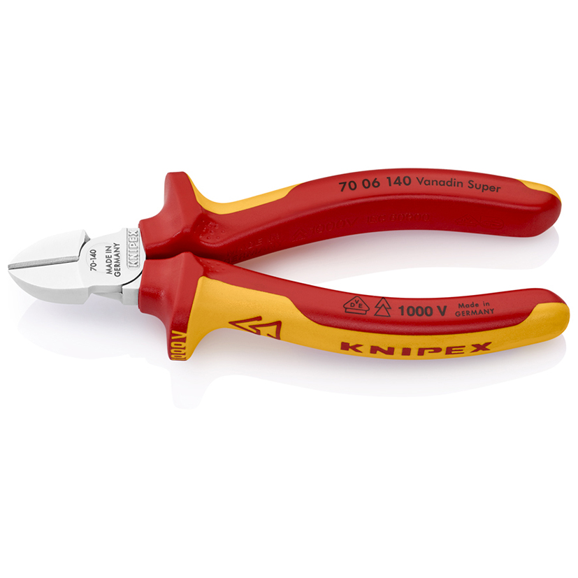 Alicate corte diagonal aislado KNIPEX 70 06