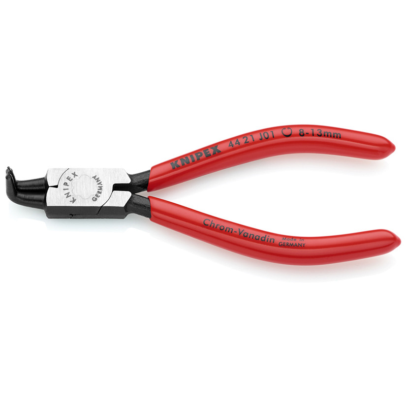 Alicate arandelas interiores puntas curvas KNIPEX 44 21 J