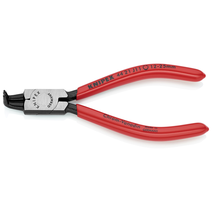 Alicate arandelas interiores puntas curvas KNIPEX 44 21 J
