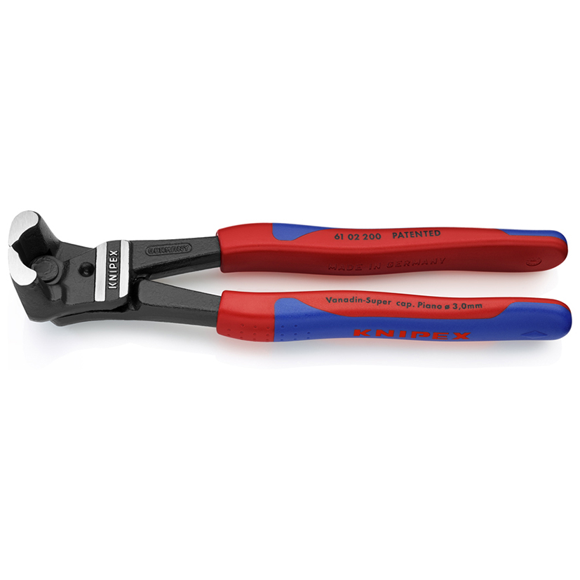 Cortavarillas corte frontal KNIPEX 61 02 200