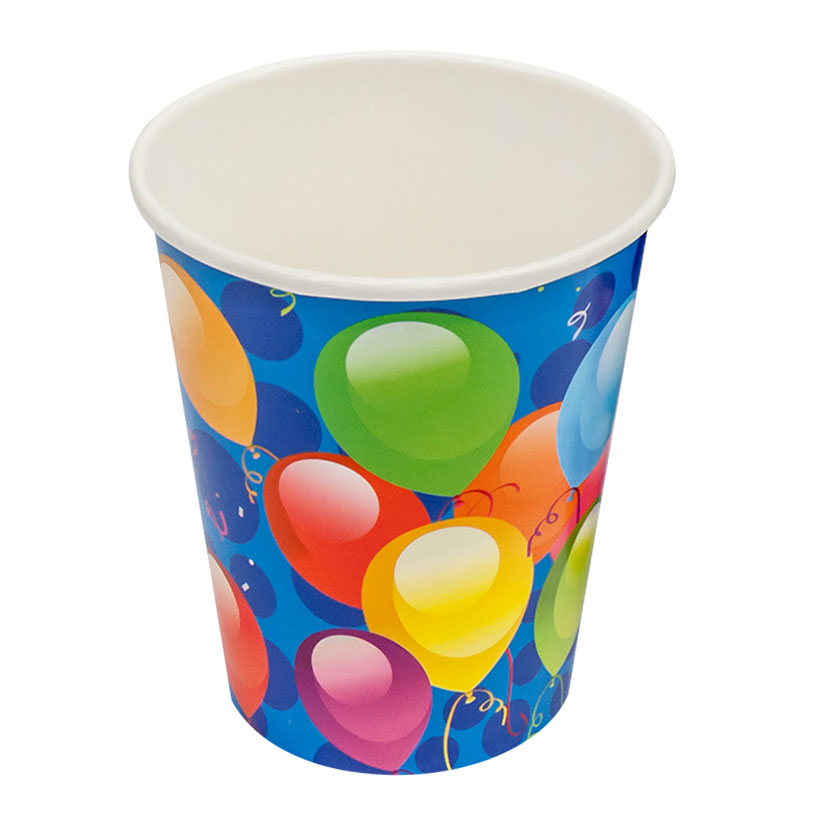 Menaje desechable NATURCART Ballons Fiesta