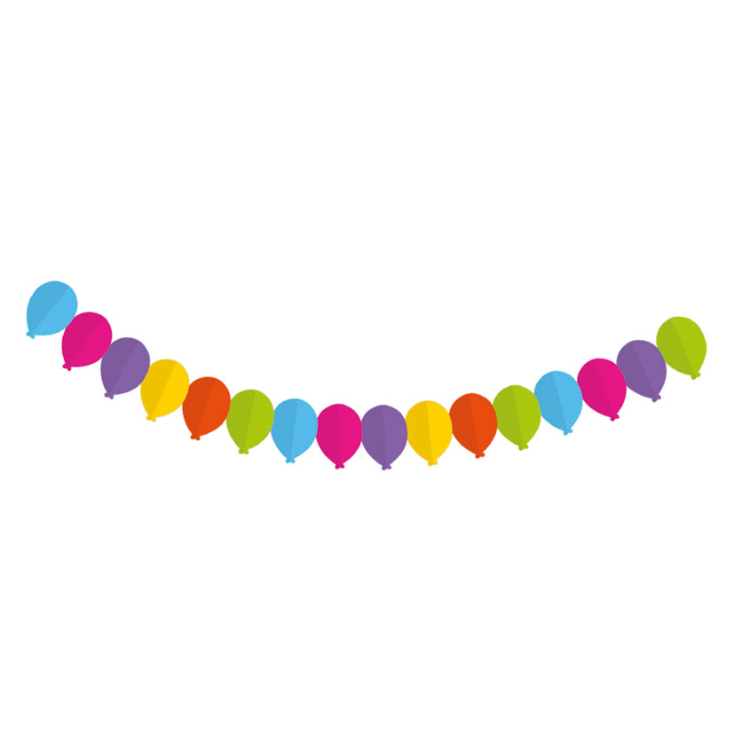 Menaje desechable NATURCART Ballons Fiesta