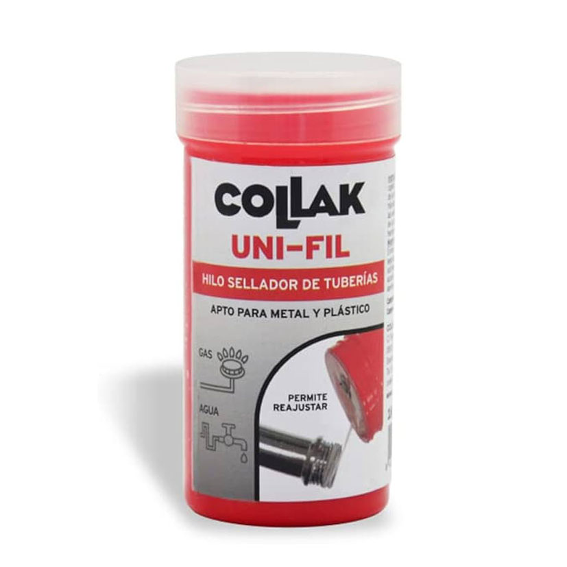 Cinta PTFE sellador tuberías COLLAK UNI-FIL
