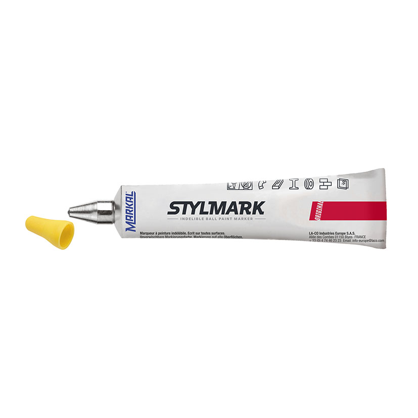 Marcador pintura tubo punta de bola Markal