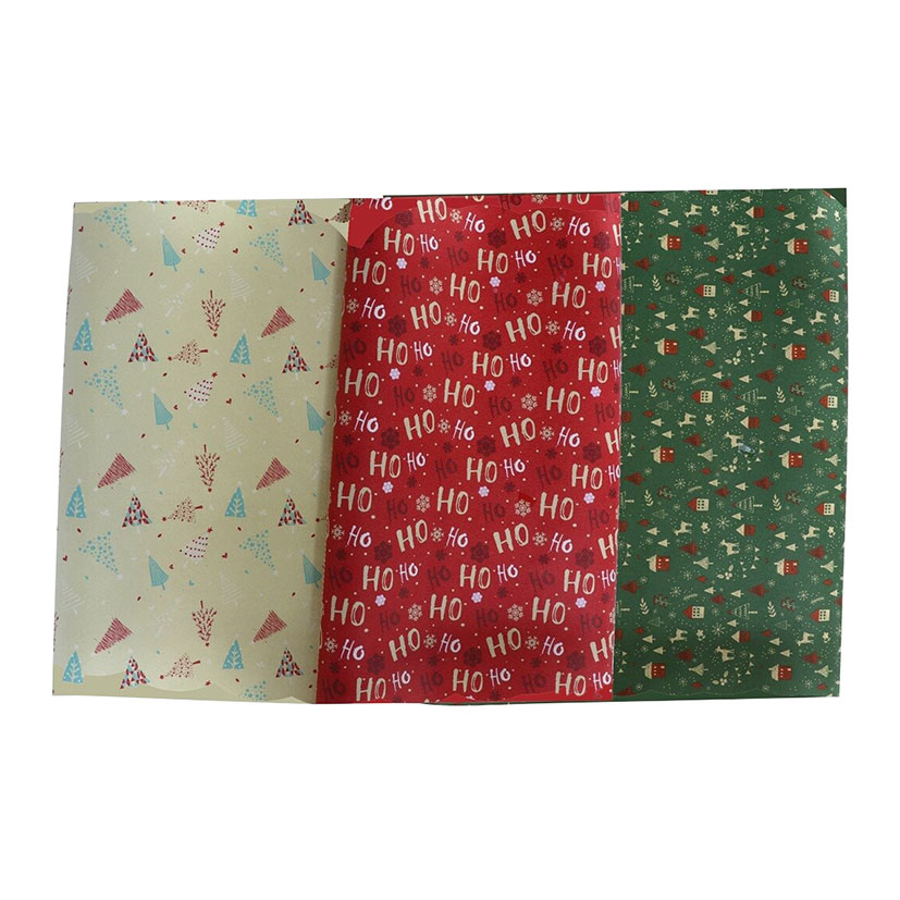 Caja 50 rollos papel regalo Kraft