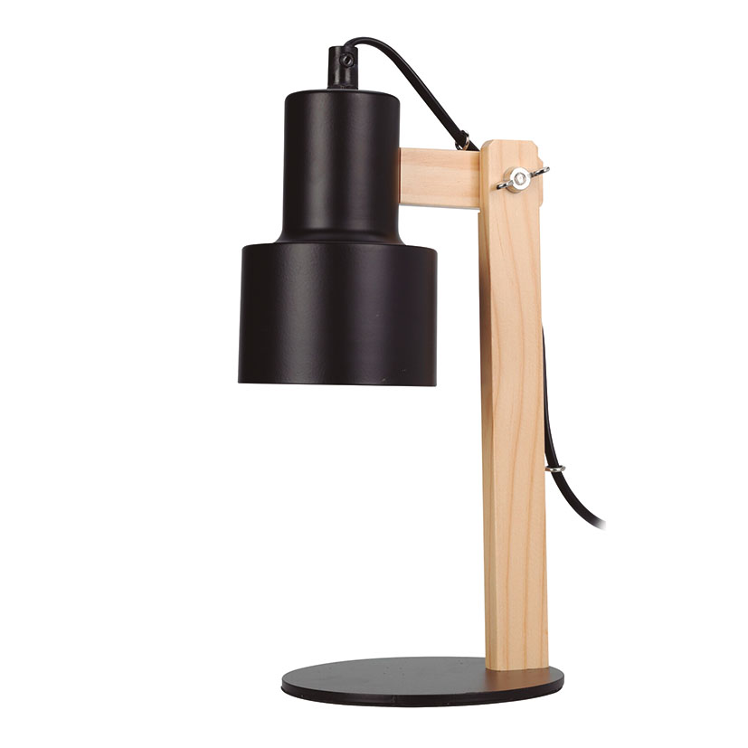 Lámpara de mesa negro