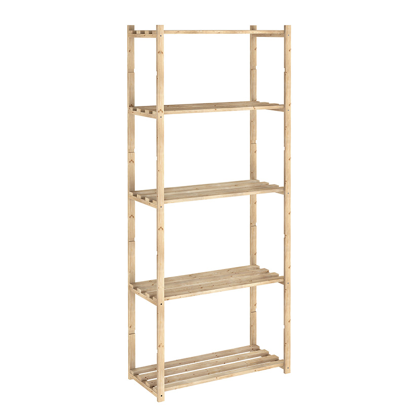 Estantería madera.