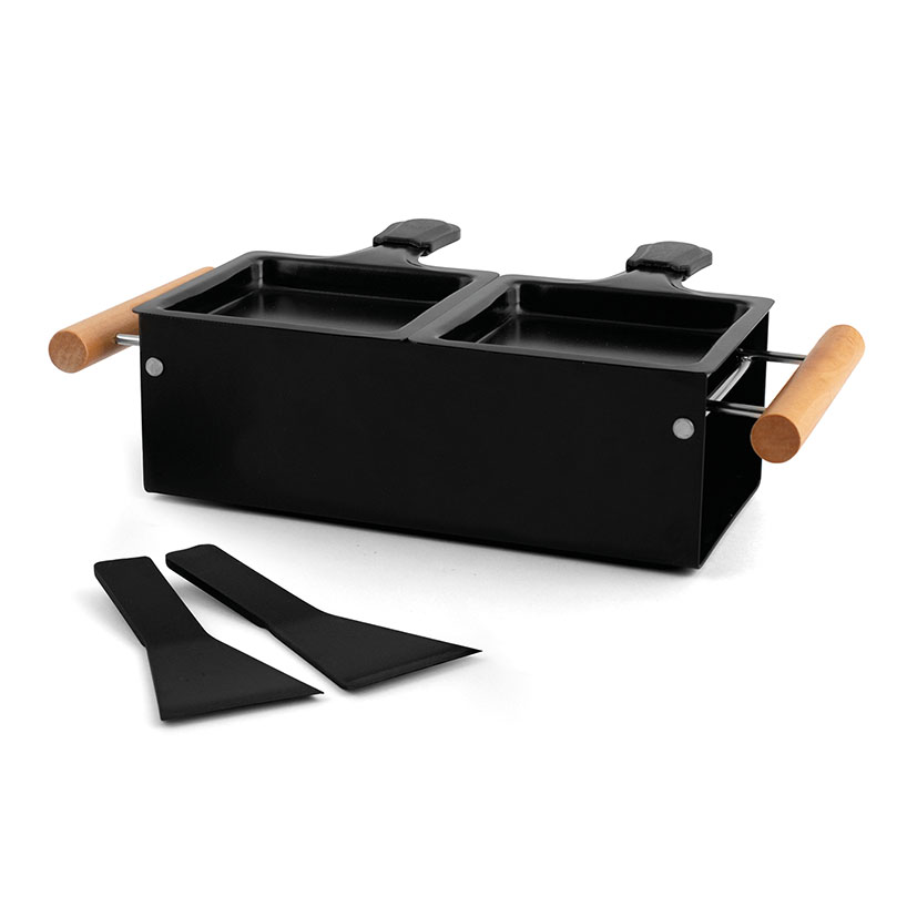 Set de raclette y fondue para 2 pax.