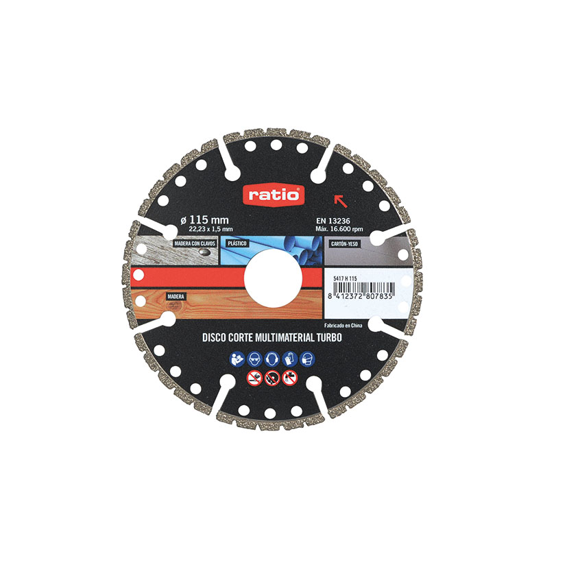 Disco corte multimaterial RATIO Quality Max 5417