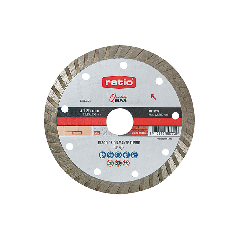 Disco diamante Turbo RATIO Quality Max 5360