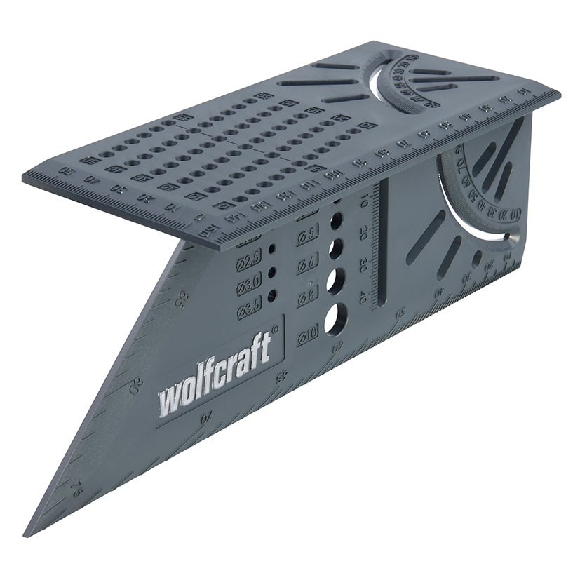 Escuadra plástico 3D WOLFCRAFT