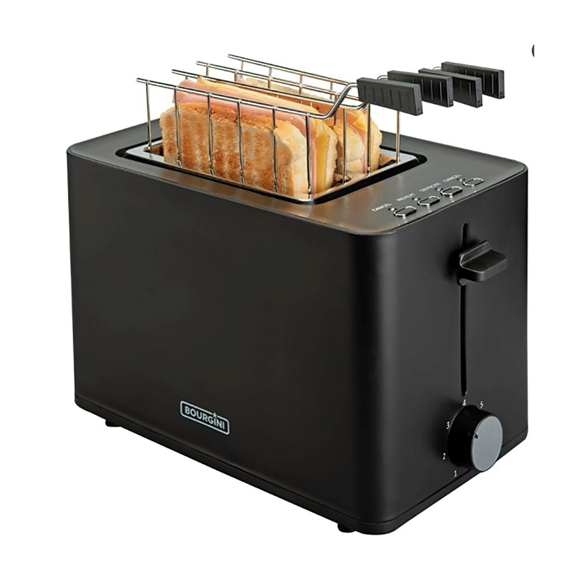 Tostador de pan con accesorio sandwichera Bourgini