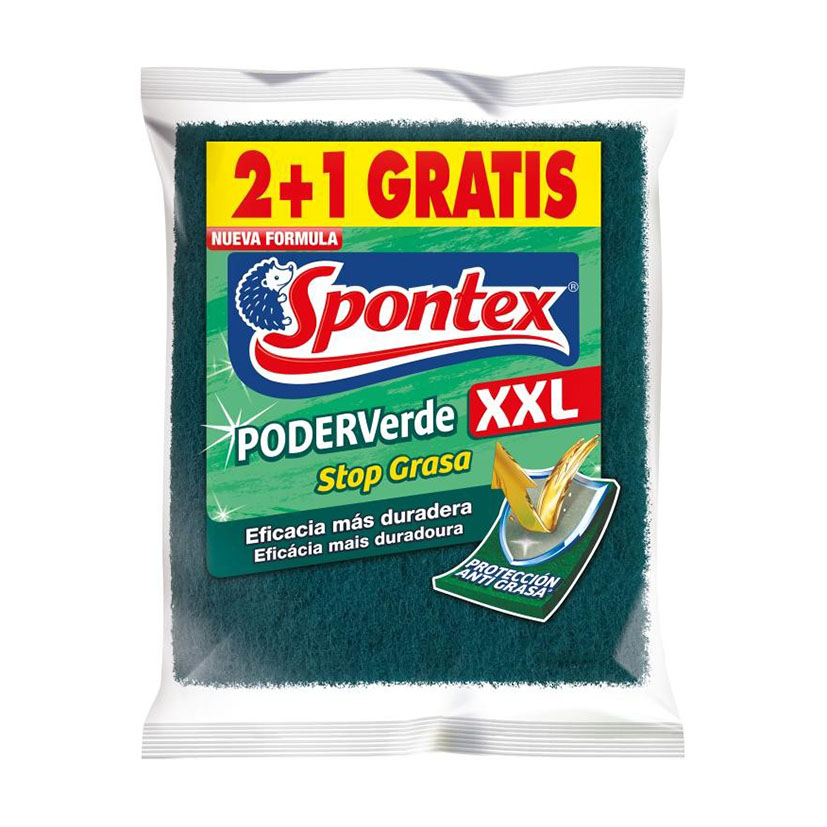 Estropajo fibra verde SPONTEX