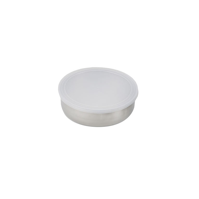Fiambrera inox con tapa redonda HABITEX