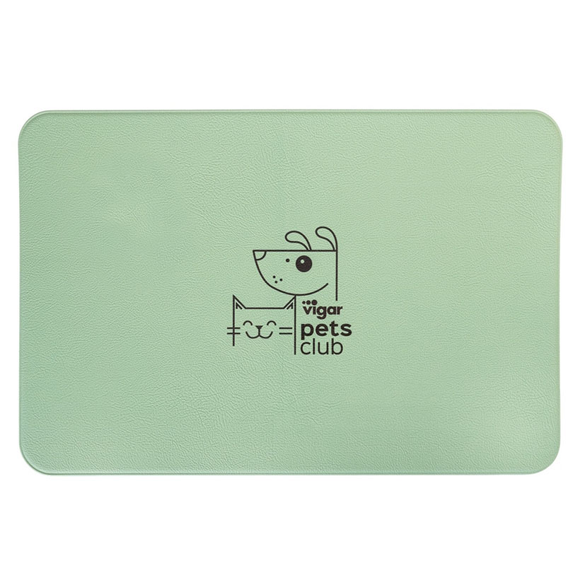 Alfombrilla comedero Pets Club verde