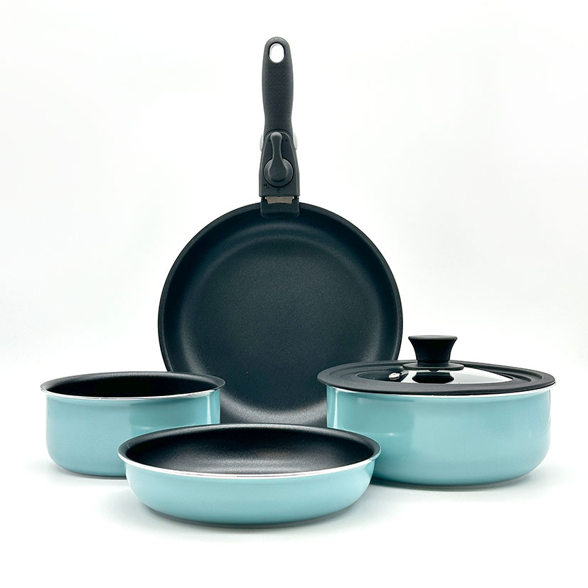Batería cocina 8 piezas Amercook EasyClick