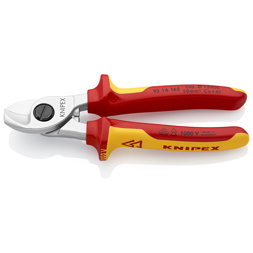 Tijera cortacables aislada KNIPEX 95 16