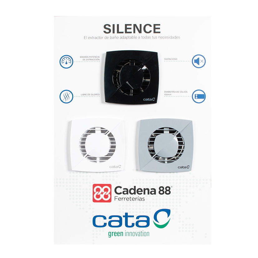 Expositor extractor baño Cata Silence 20 unid